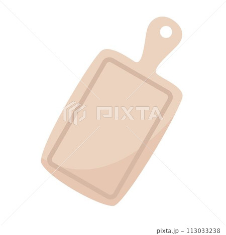 Kitchen cutting board isolated vector graphic 113033238