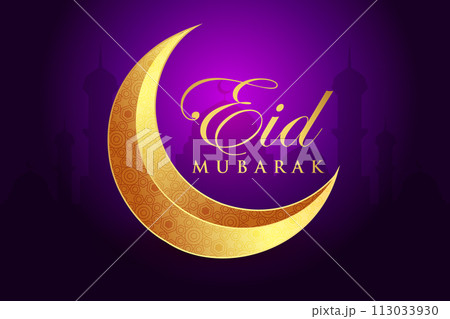 Vector Eid al-Fitr, Ramadhan decoration, Islamic background decorative greeting card 113033930