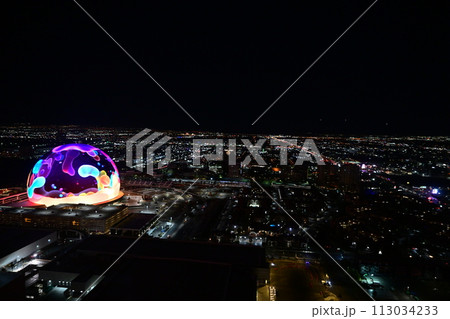 ラスベガスのスフィア 113034233