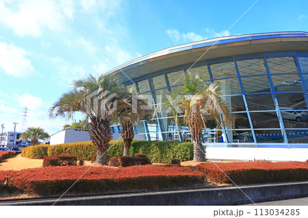 愛知県春日井市、春日井市温水プールの風景 愛知県春日井市、春日井市温水プールの風景 113034285