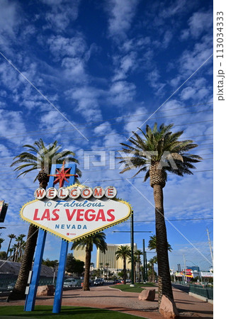 ラスベガスで一番有名な看板 113034333