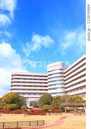 愛知県春日井市、春日井市民病院の風景 愛知県春日井市、春日井市民病院の風景 113034864