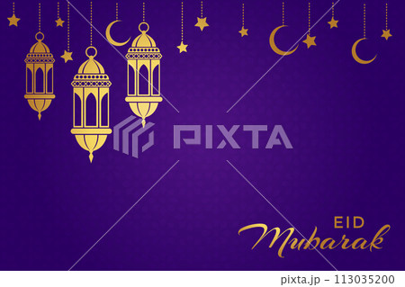 Vector Eid al-Fitr, Ramadhan decoration, Islamic background decorative greeting card Vector Eid al-Fitr, Ramadhan decoration, Islamic background decorative greeting card 113035200
