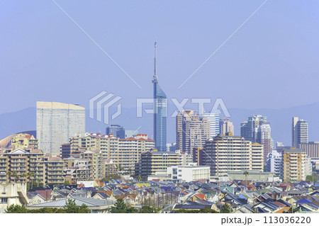 美しい福岡の都市風景 美しい福岡の都市風景 113036220
