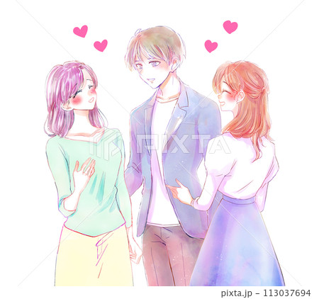 モテている男性 113037694