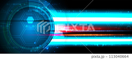Abstract Artificial intelligence. Cloud computing. Machine learning. Technology web background. Virtual concept futuristic background Abstract Artificial intelligence. Cloud computing. Machine learning. Technology web background. Virtual concept futuristic background 113040664
