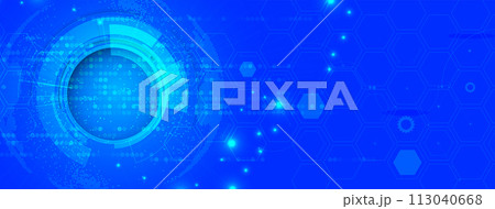 Abstract Artificial intelligence. Cloud computing. Machine learning. Technology web background. Virtual concept futuristic background Abstract Artificial intelligence. Cloud computing. Machine learning. Technology web background. Virtual concept futuristic background 113040668