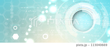 Abstract Artificial intelligence. Cloud computing. Machine learning. Technology web background. Virtual concept futuristic background Abstract Artificial intelligence. Cloud computing. Machine learning. Technology web background. Virtual concept futuristic background 113040669