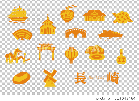 Nagasaki illustration collection 113045464