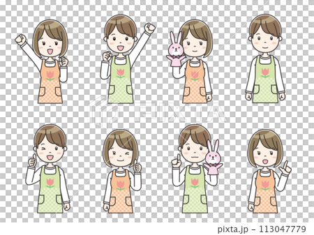 職業別人物イラスト60　Clip art of person by occupation 113047779