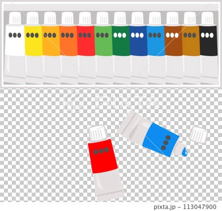 12 color paint set 113047900