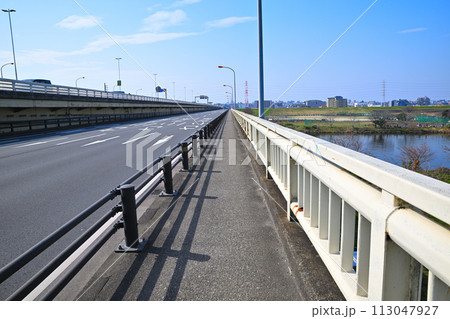 国道17号新大宮バイパス 笹目橋からの風景 東京方面 国道17号新大宮バイパス 笹目橋からの風景 東京方面 113047927