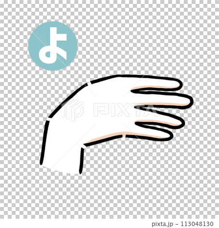 Sign language finger character "yo" Sign language finger character "yo" 113048130