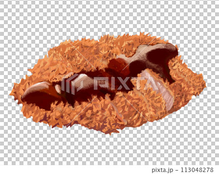 豚カツ（ソース付き） 113048278