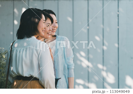 a forty-something woman a forty-something woman 113049049