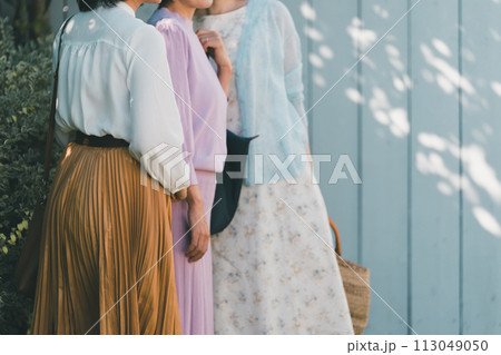 a forty-something woman a forty-something woman 113049050