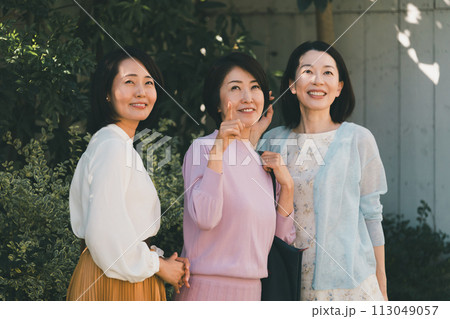 a forty-something woman a forty-something woman 113049057