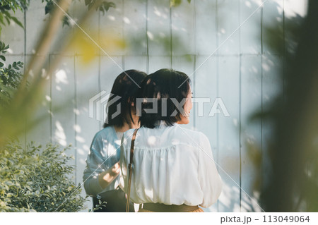 a forty-something woman a forty-something woman 113049064