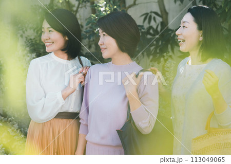 a forty-something woman a forty-something woman 113049065