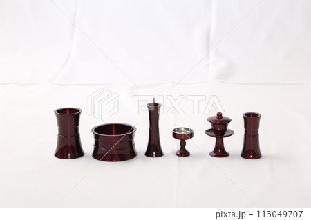 仏具　香炉のスタジオ撮影　物撮り 113049707