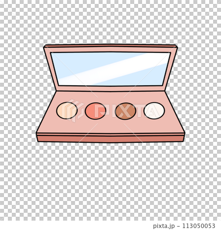 A makeup palette with four different shades of eyeshadow 113050053