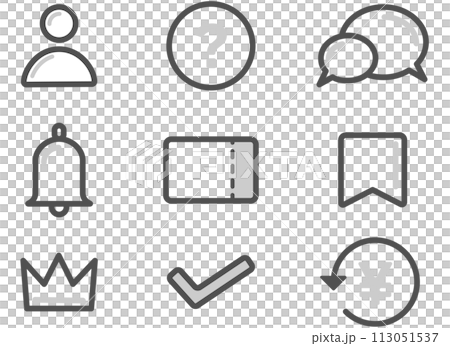 Internet Icon 03 Monotone 113051537