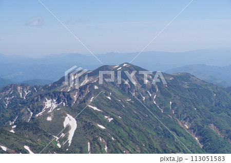 白山　御前峰から望む別山 113051583