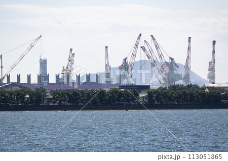 造船所のクレーン 造船所のクレーン 113051865