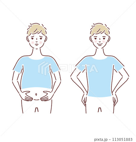 ダイエット 男性 113051883