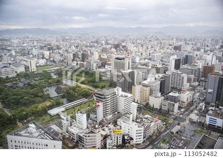 香川県 高松市街地の風景を俯瞰撮影 香川県 高松市街地の風景を俯瞰撮影 113052482