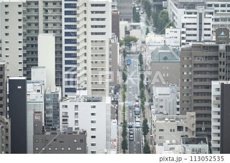 香川県 高松市街地の風景を俯瞰撮影 香川県 高松市街地の風景を俯瞰撮影 113052535