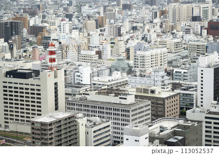 香川県 高松市街地の風景を俯瞰撮影 香川県 高松市街地の風景を俯瞰撮影 113052537