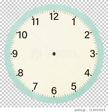 A clock with only a dial and no hands A clock with only a dial and no hands 113054324