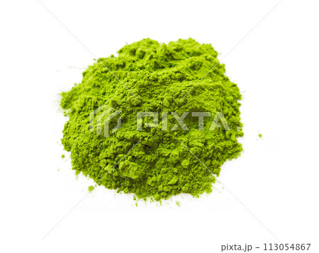きれいな緑色をした抹茶 113054867