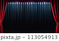舞台　ステージ　カーテン　緞帳　赤 113054913