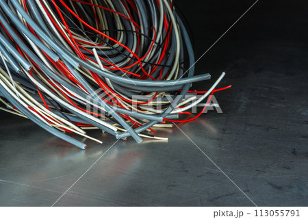 Electric copper cable wire used to telecommunication systems 113055791