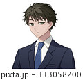 スーツを着た男性　クール 113058200