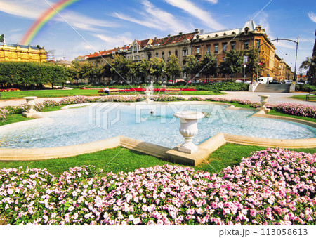 ヨーロッパの公園イメージ写真 ヨーロッパの公園イメージ写真 113058613