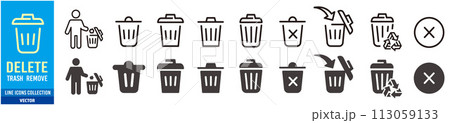 ゴミ箱 アイコン ゴミ箱 アイコン 113059133