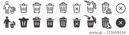 ゴミ箱 アイコン ゴミ箱 アイコン 113059134