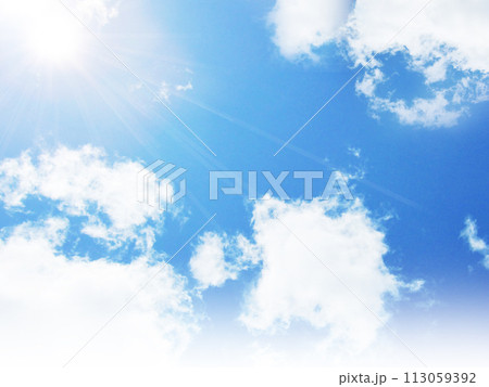 ふんわり雲の空  113059392