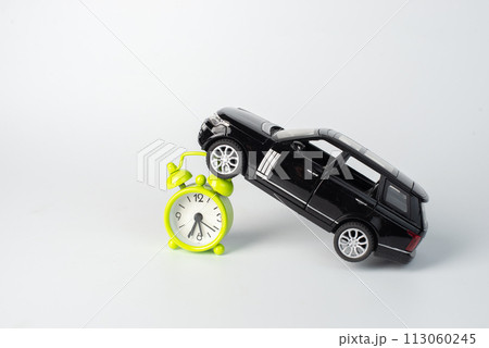 car insurance. black toy car isolated car insurance. black toy car isolated 113060245