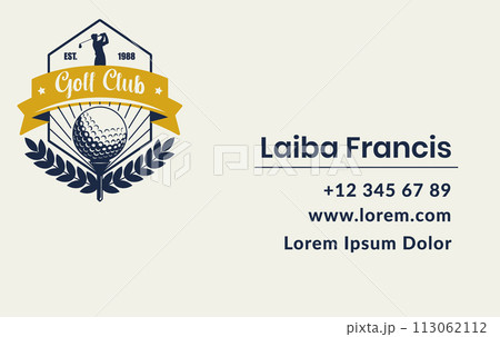 Golf Club Vintage Member Badge Golf Club Vintage Member Badge 113062112