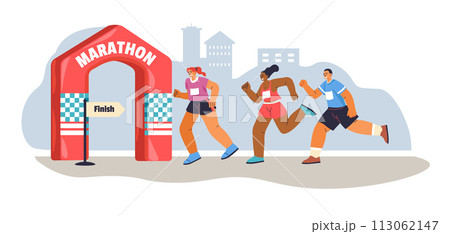 Urban Marathon Race Completion 113062147
