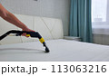 Spring cleaning or regular cleaning of the mattress. 113063216