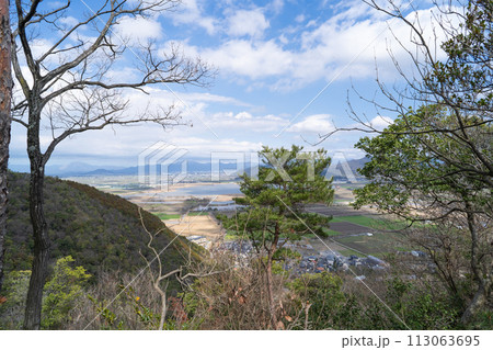 北之庄城の北虎口上展望台から見た景色（八幡山縦走コース） 113063695