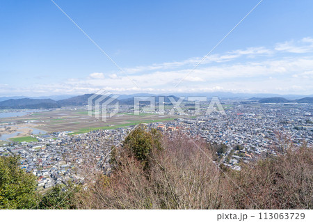 八幡山展望館から見た景色(近江八幡) 八幡山展望館から見た景色(近江八幡) 113063729