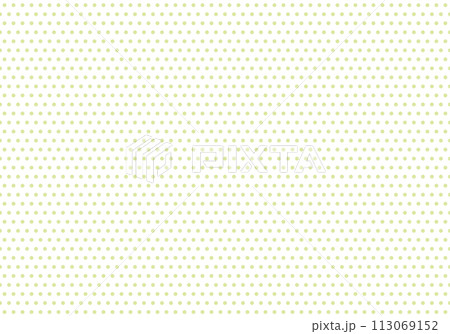 ドット柄(黄緑色) ドット柄(黄緑色) 113069152