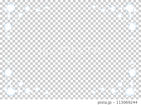 Flying soap bubbles frame 113069244