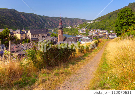 Aerial view of Cochem, Germany 113070631